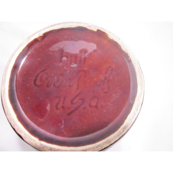 Vintage Hull Pottery Brown Drip Small Pitcher Creamer/Syrup Oven Proof USA - Picture 5 of 5